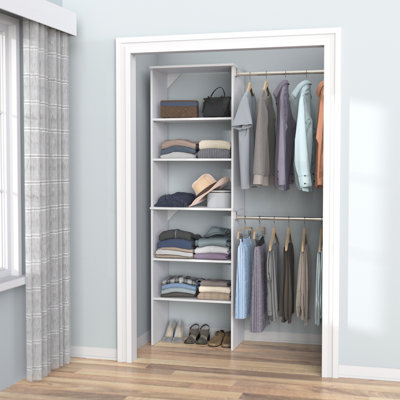 SuiteSymphony 60" W - 120" W Closet System Starter Kit