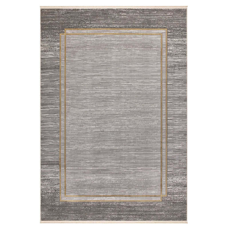 Tanyell Striped Indoor Rug, Rectangle 5'2" x 7'7"