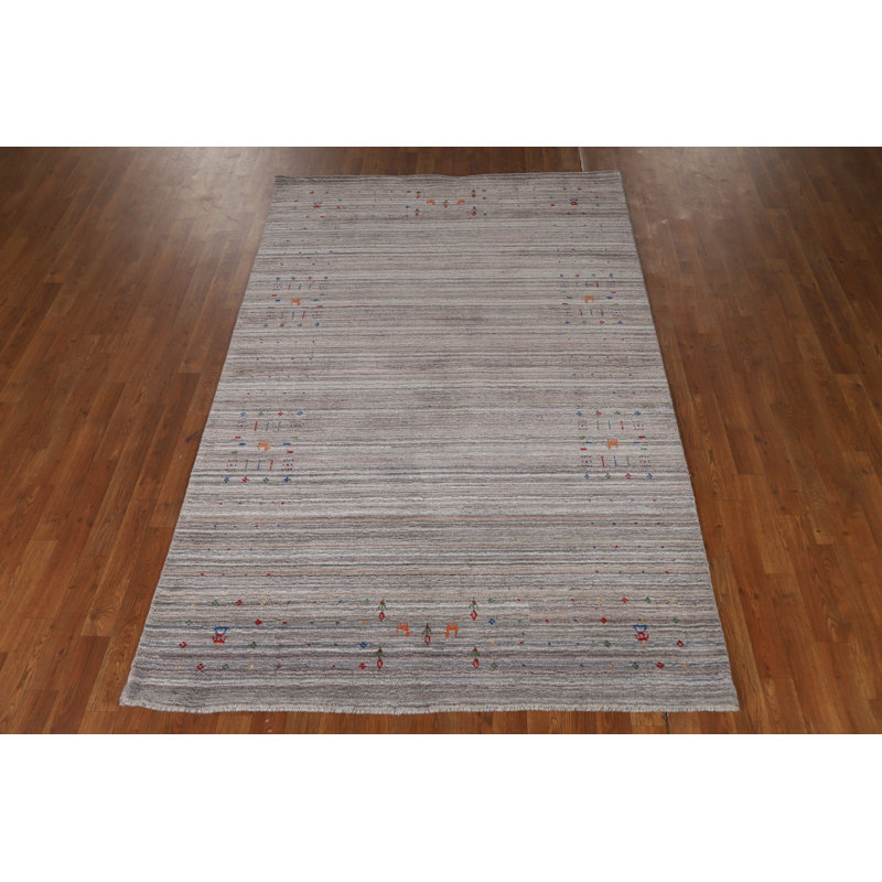Tapis oriental tribal Gabbeh 5 x 8