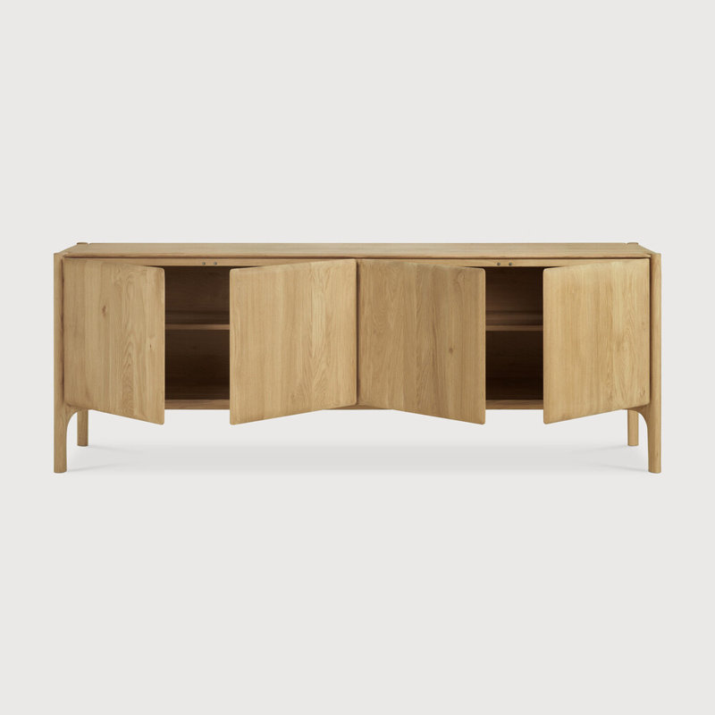 Pi 91'' W Solid Wood Sideboard, Natural