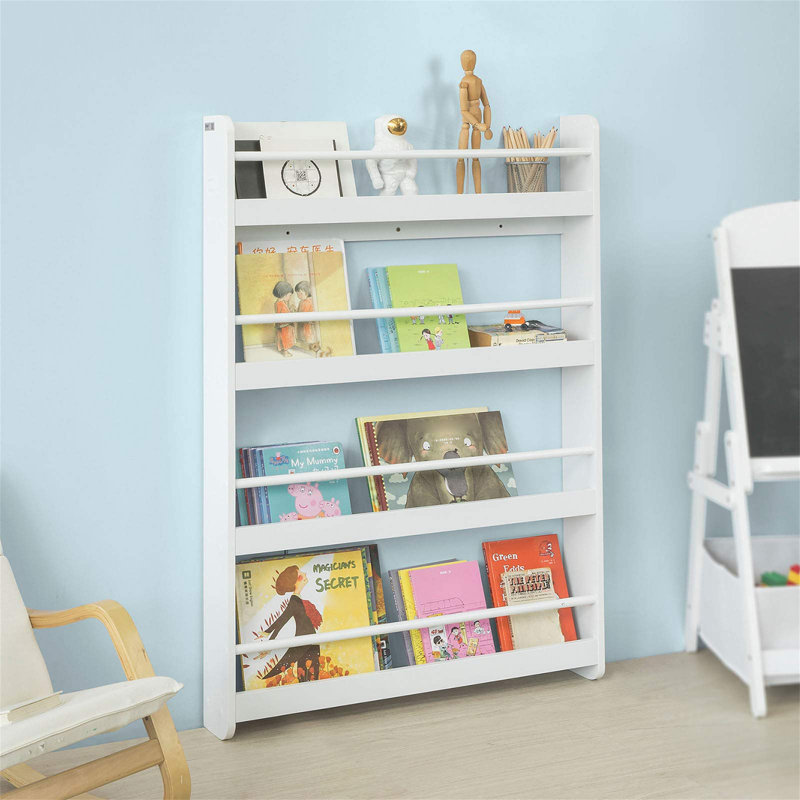 Sofren 118cm H X 80cm W Furniture Floating Shelf Kids Bookcase