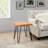 Cerys Solid Wood Top End Table