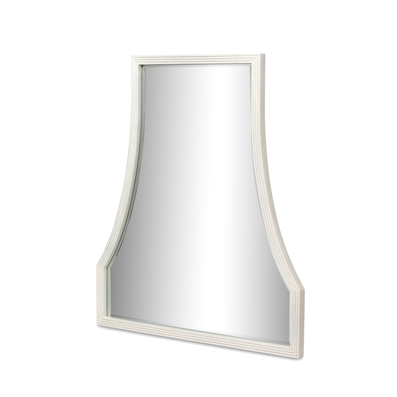 Great House Hourglass Hall Mirror, Whitewash