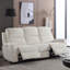 Ensemble de salon inclinable électrique en microfibre 2 pièces Divona