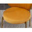 Chaise de salle à manger en velours-118100631