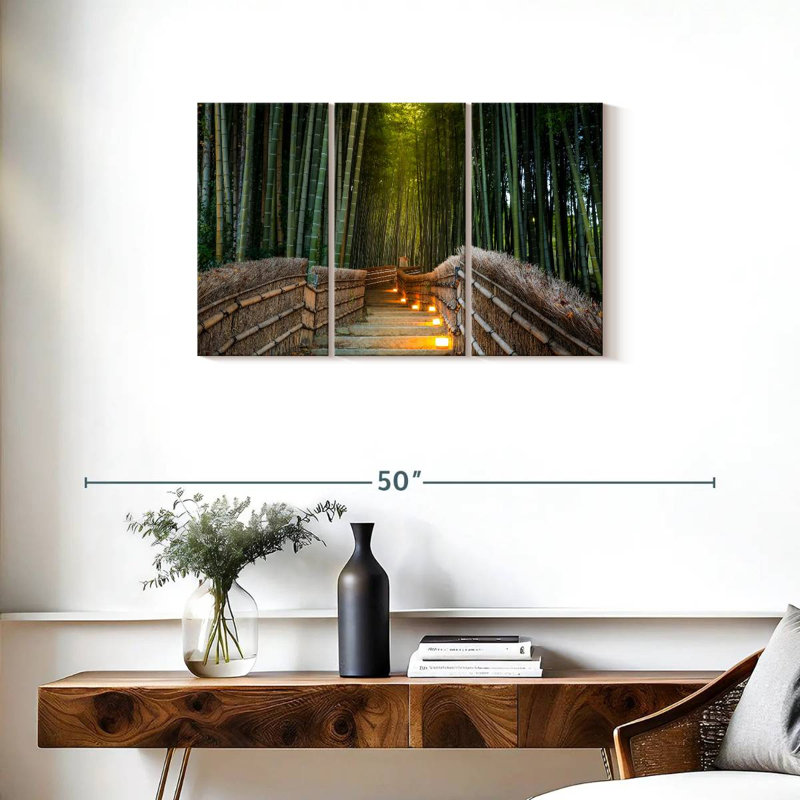Forêt de bambous séchés, Sebbie, Arashiyama, H 20 po x l 33 po