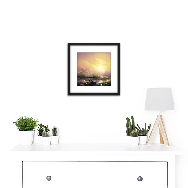 The Ninth Wave by Ivan Aivazovsky - Single Picture Frame Painting