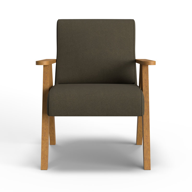 Fauteuil d'appoint, Cendré, Bouleau couleur miel