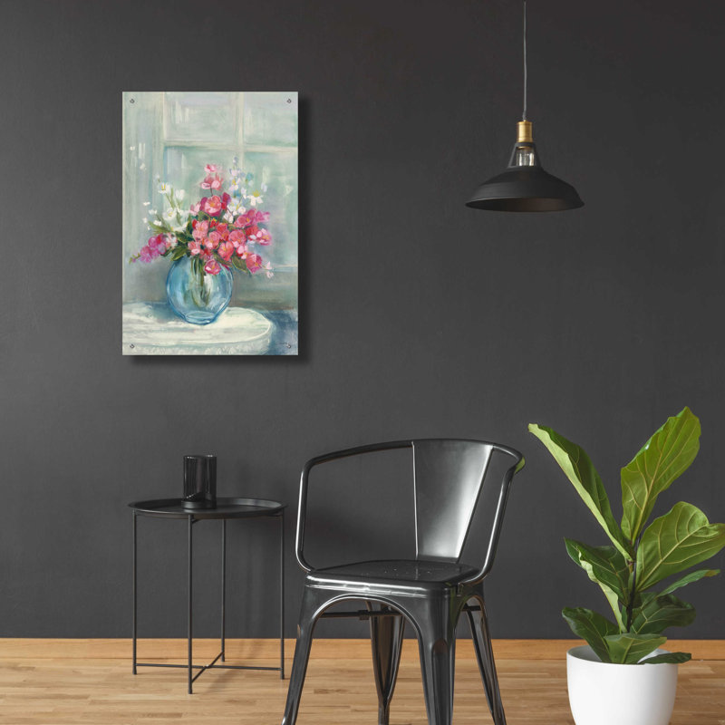 " Spring Bouquet I " by Carol Rowan, 36" H x 24" W x 0.2" D