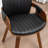 Dundrod Faux Leather Upholstered Swivel Dining Armchair-123200764