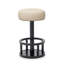 Drake Swivel Upholstered Stool with Metal Frame
