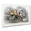Cocks & Hens by Oliver Goldsmith - Wrapped Canvas-55370915