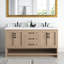 Ensemble de meuble-lavabo double 60 "Venice