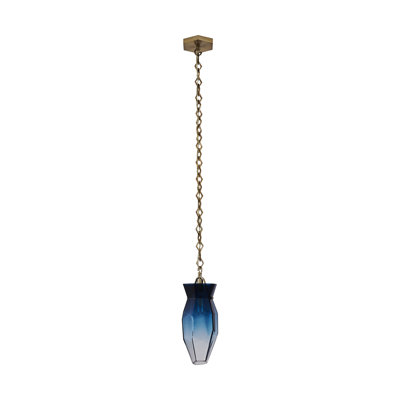Luminaire suspendu en laiton 6,5 en 1 lumière (40 watts) Bolsa