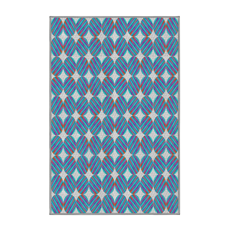 Tapis bleu Kips Bay, Rectangle 7 pi x 9 pi