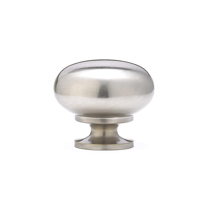 Poignée champignon Expression de 1 1/2 po de diamètre, Nickel brossé