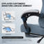 LUCKRACER GAMING CHAIR Adjustable Reclining Ergonomic Swiveling PC & Racing Game Chair with Footrest-101802221
