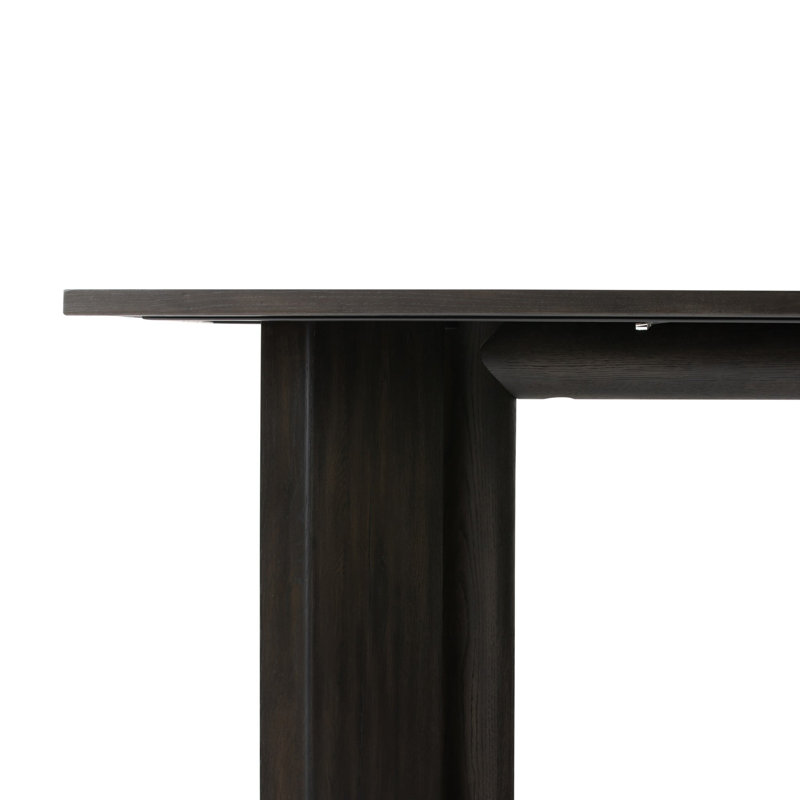Huxley Dining Table 84"-Smoked Black, Smoked Black Veneer, 30" H x 84" D x 84" W