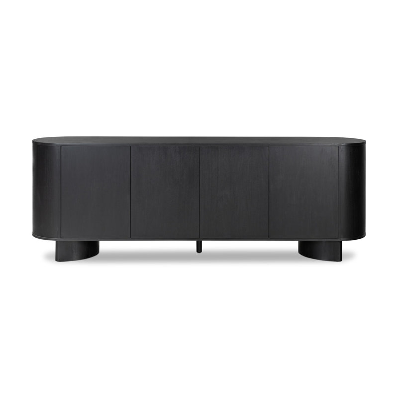 Buffet de 94 po de large Haiden, Acacia noir patiné