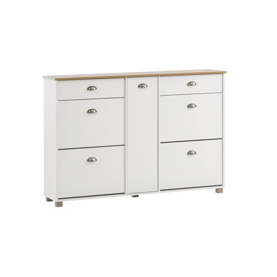 16 Pair Shoe Storage Cabinet