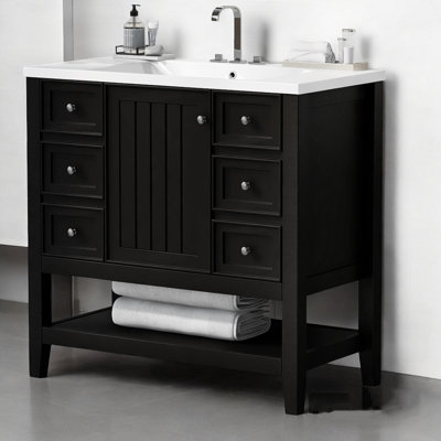 Meuble-lavabo simple 36 po avec comptoir