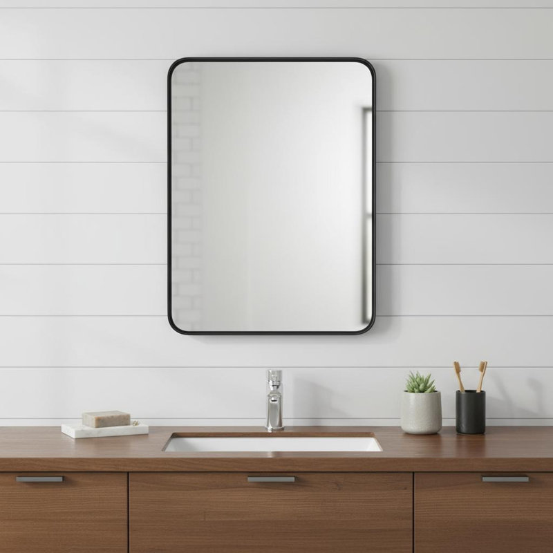 Miroir de meuble-lavabo flottant 35 po