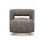 Crystle Swivel Barrel Chair Chair with Ottoman-2020068238-2020068320