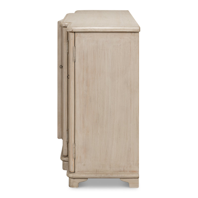 Entree' 63'' W Solid Wood Sideboard, Stone Gray