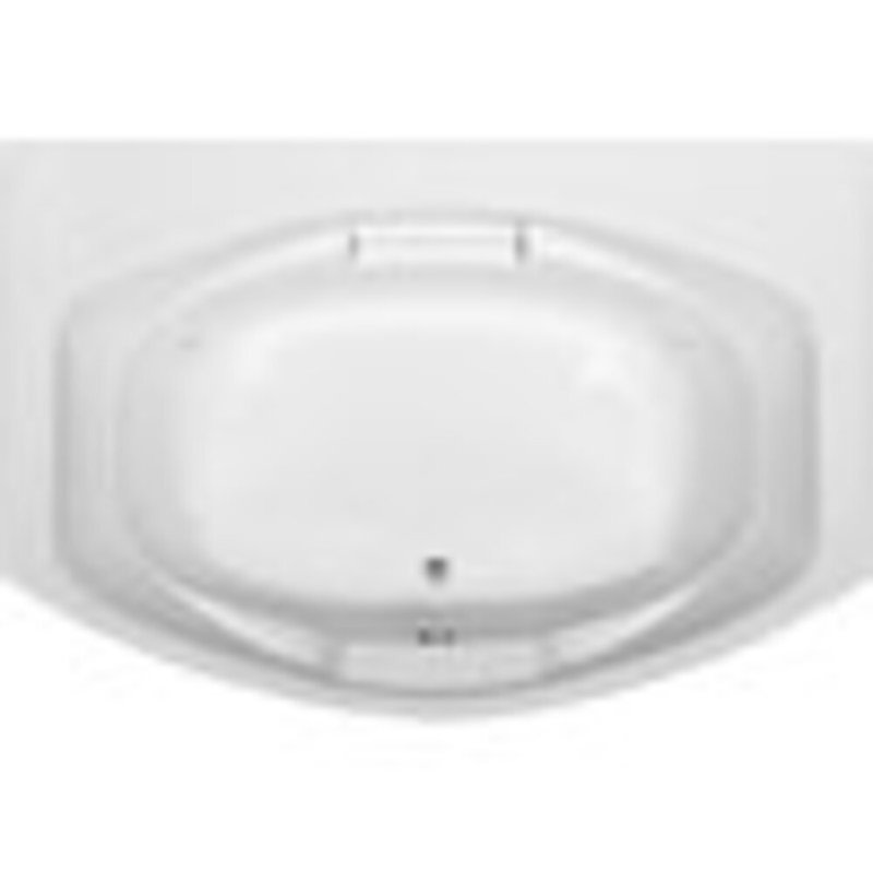 Jessica 60'' L Soaking Bathtub, White, Satin Chrome