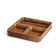 Square One Wood Stackable Desk Organizer
