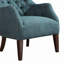 Fauteuil à oreilles capitonné Hannah-2062625708