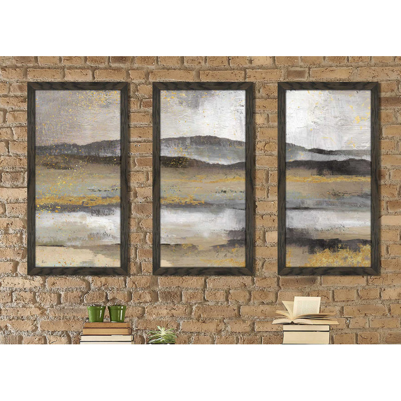 " Rolling Hills " 3 - Pieces, 40.5" W x 25.5" H x 1" D
