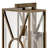 Brixton Outdoor Wall Mount Lantern - Clear Mitered Glass, Composite-59771796-59771797