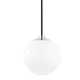 Luna Single Light Glass Dimmable Pendant