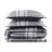 Serta Simply Clean Jax Plaid Antimicrobial 2-Piece Comforter Set-70078229-70078231