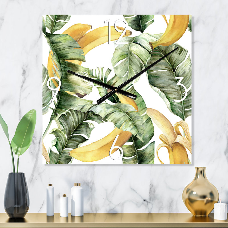 Horloge murale Ripe Bananas, Grand
