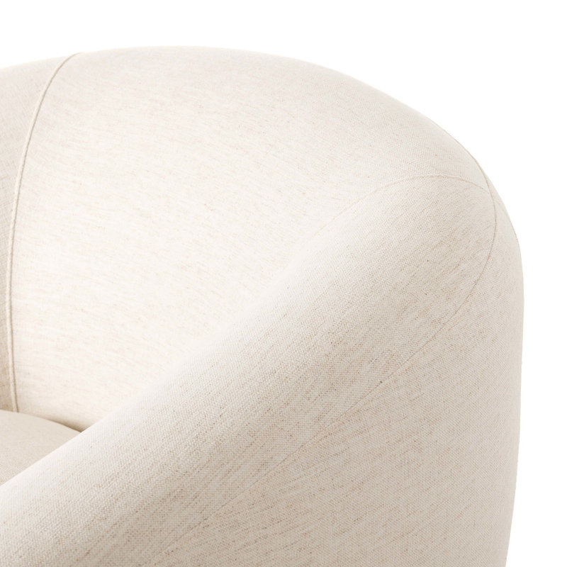 Chantal Swivel Club Chair, Crypton Nomad Snow