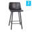 Brandy Upholstered Counter Stool with Metal Frame-88725373