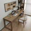 Bureau rectangulaire en bois massif noyer-108741148-108741150