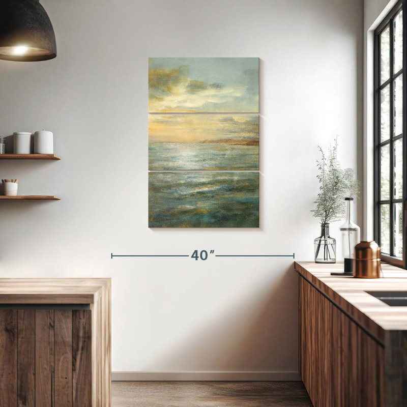 Kerrick Serene Sea Clouds III, H 38 po x l 24 po