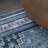 Dalyan Geometric Medallions Machine-Washable Blue/Gray Rug-720813599