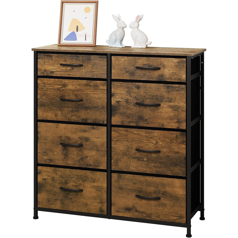 Grete 86cm W Chest of Drawers, Vintage Brown
