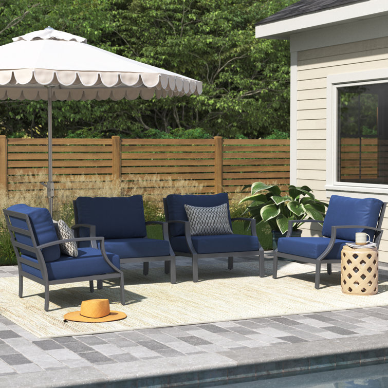 Analyssia Patio Chair with Cushions