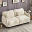 Sofa deux places avec coussin et accoudoirs-395057386