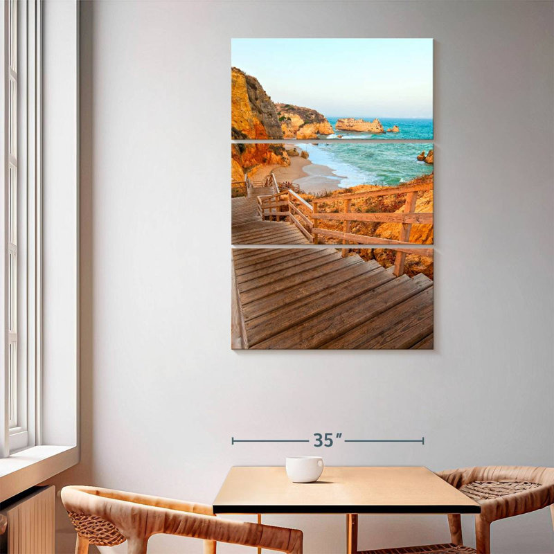 Lilie, Praia, Dona Ana, escalier de plage, H 65 po x l 42 po
