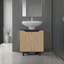 Armoire encastrée avec deux portes et tablettes de rangement intérieures Marlo-126233865