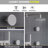 Thermostatic Shower System With 10" Ultra-Thin Round Shower Head,Body Jets And Hand Shower-113407322