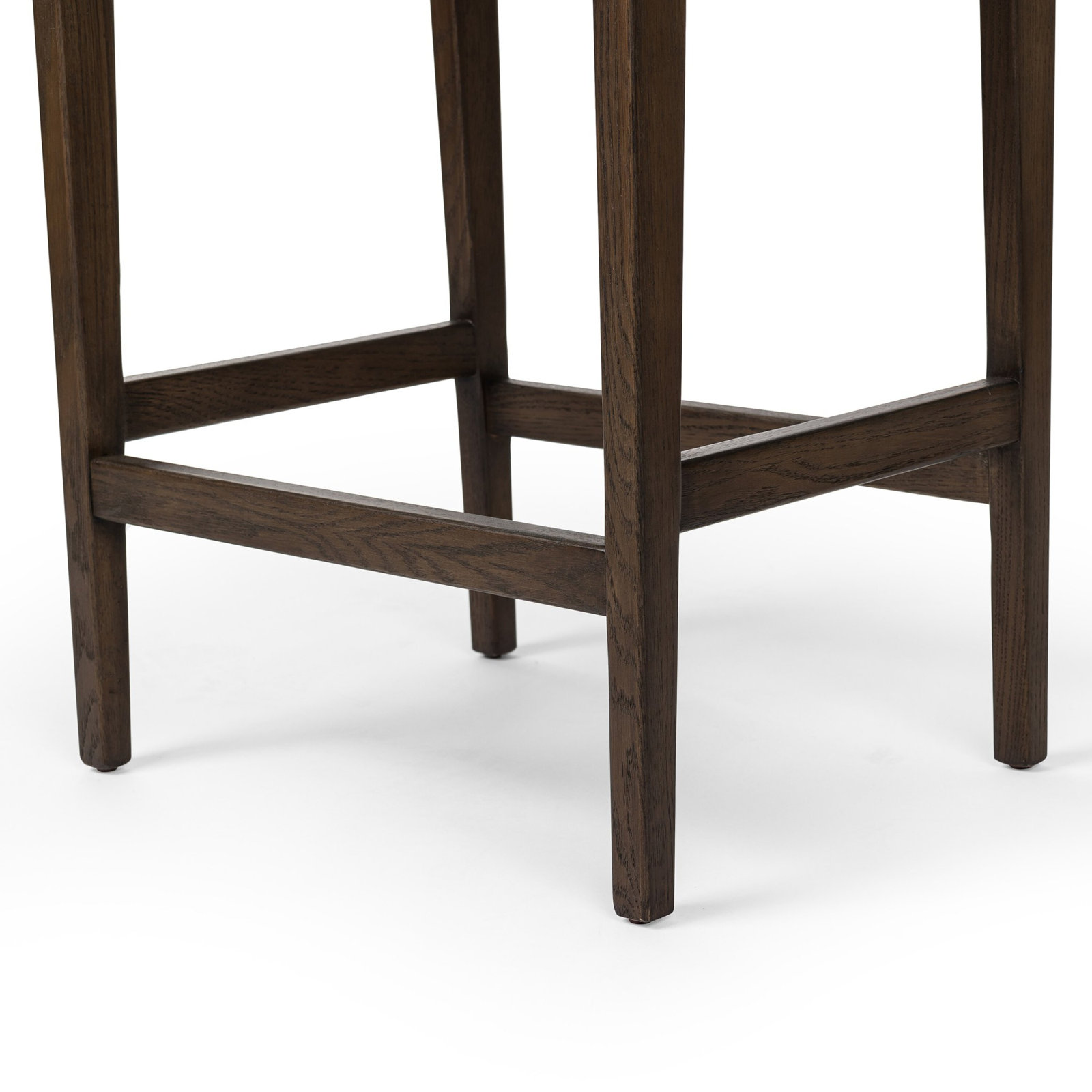 Caricia Bar and Counter Stool, Bar Stool (30.71" Seat Height), Genuine Leather Sonoma Black