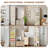 Foldable Shoe Rack Organizer For Closet, Plastic Clear Collapsible Shoe Shelf For Front Door Entrance, Stackable Folding Shoes Storage Boxes Dustproof