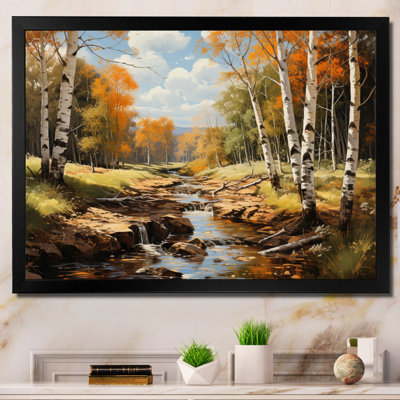 " Birch Woods Sunlit Grove III "
